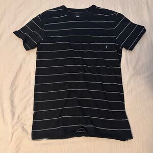 Vans Men's Black Striped T-Shirt